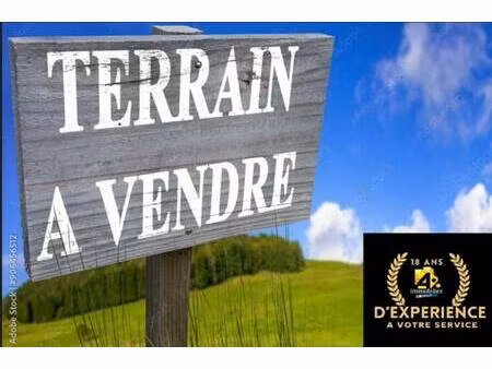 terrain constructible à vendre