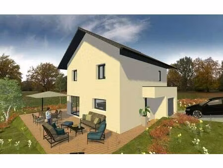 terrain avec maison neuve à vendre