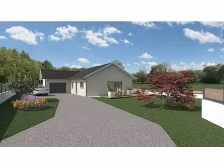 terrain avec maison neuve à vendre