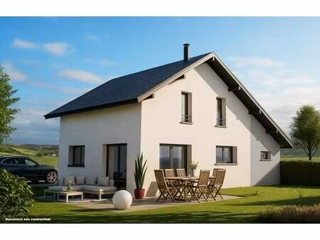 terrain avec maison neuve à vendre