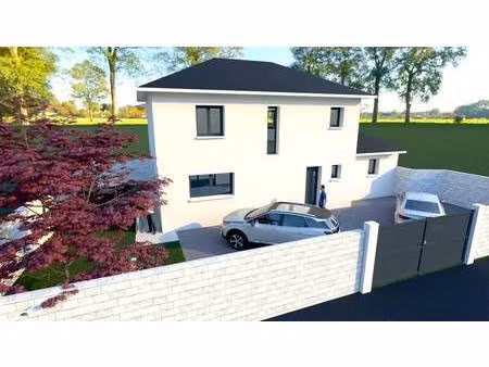 terrain avec maison neuve à vendre
