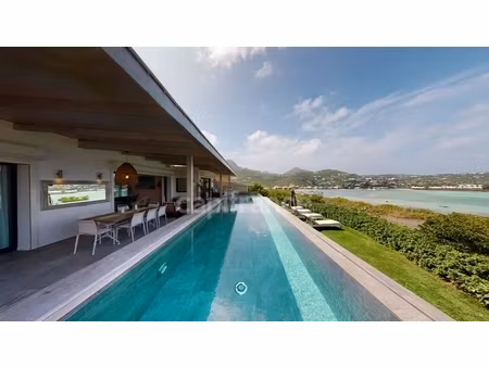 villa de prestige à vendre 3 chambres avec vue mer sur grand cul-de-sac  saint-barthélemy 