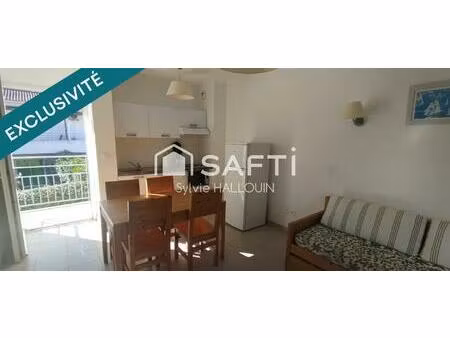 appt f2 vue mer et accès direct 34 m² balcon parking