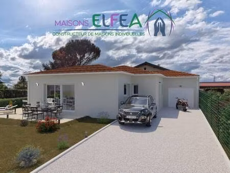 terrain avec maison neuve à vendre