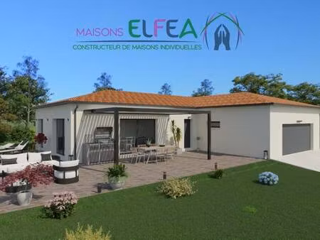 terrain avec maison neuve à vendre