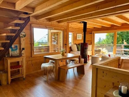 chalet de luxe de 128 m2 en vente cordon  auvergne-rhône-alpes