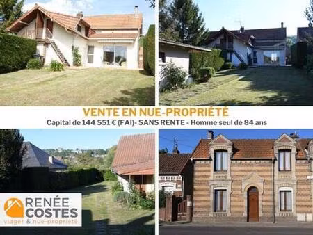 vente en nue propriété - h85 ans - arques la bataille (76880)