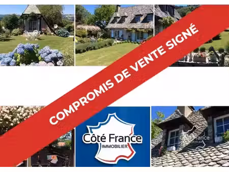 magnifique propriété avec maison d'habitation  2 gîtes et piscine à junhac 15120 | cantal.