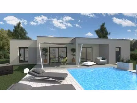 terrain avec maison neuve à vendre