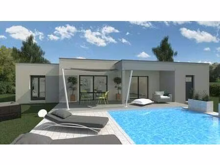 terrain avec maison neuve à vendre