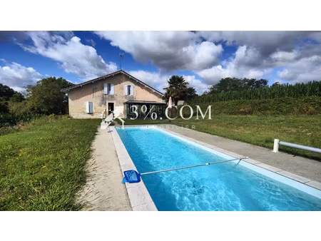 maison loft lahosse 186m² piscine