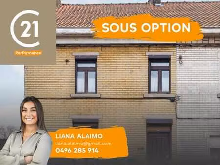 sous option -maison 3 façades 3 chambres à rénover avec jard