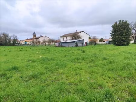 achat terrain 1 885m² champagne st hilaire 86160