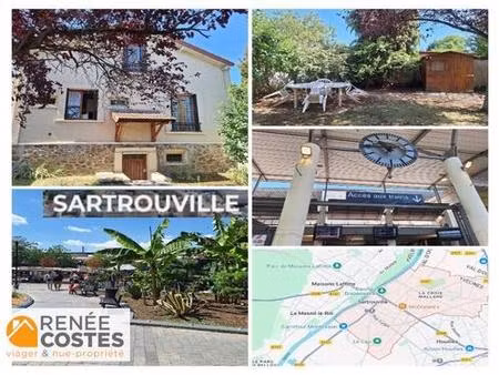 vente en nue propriété - h75 ans - sartrouville (78500)