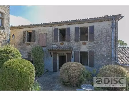 maison à rénover avec jardins et garage dans le centre médiéval de bruniquel.