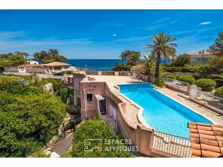 loft contemporain avec piscine et plage à pieds