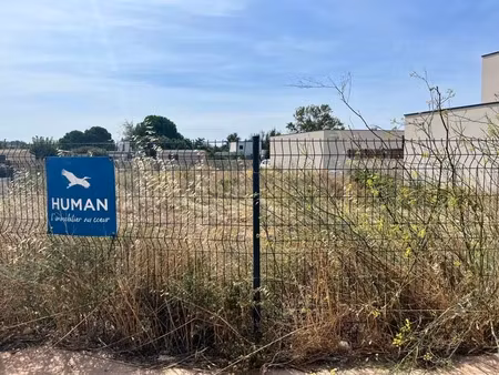 vente terrain 580 m² à serignan (34410)  179 760 €