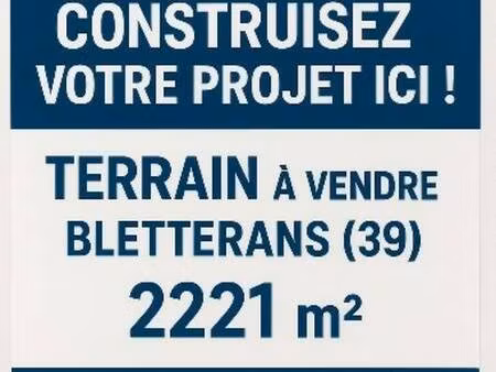 terrain constructible à vendre