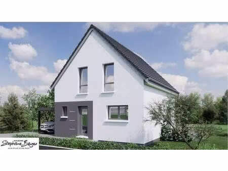 terrain avec maison neuve à vendre