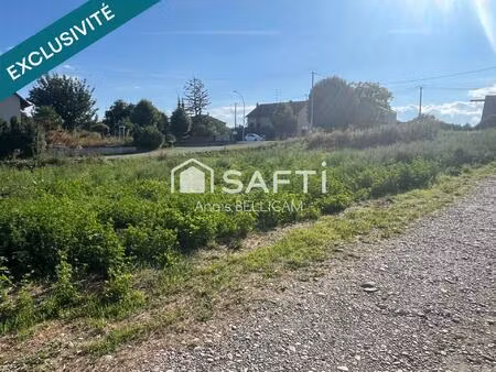 superbe terrain libre et viabilisé de 5 ares