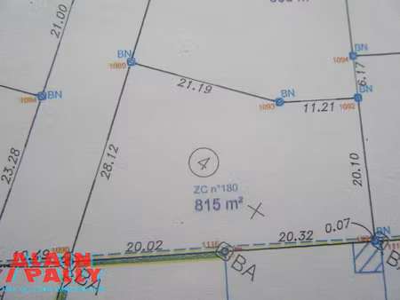 vente terrain 815 m² à cloyes-sur-le-loir (28220)  28 135 €