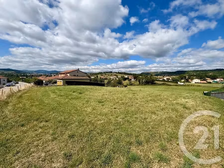 vente terrain à batir 1297 m² à le monteil (43700)  99 000 €