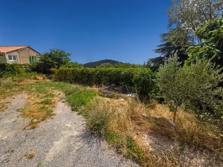 terrain à vendre laval pradel (30) secteur le mas dieu terrain à bâtir 580m² au calme avec