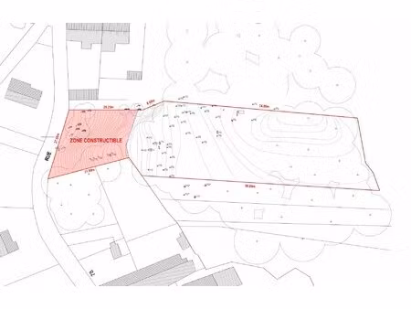 terrain tavers 3133 m2