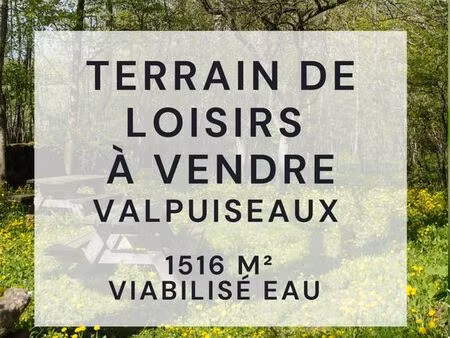 terrain 1516 m² valpuiseaux