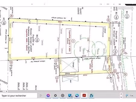 terrain 650 m² champfrost