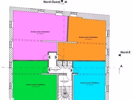 appartement 3 pièces 64 m²