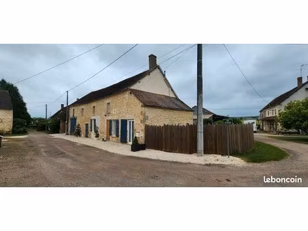 maison en pierre 120 m² – terrain 600 m² – yonne (bourgogne)  calme & potentiel