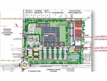 local commercial 500 m²