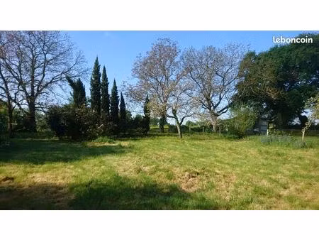 terrain viabilisé 2100m² + abri de jardin