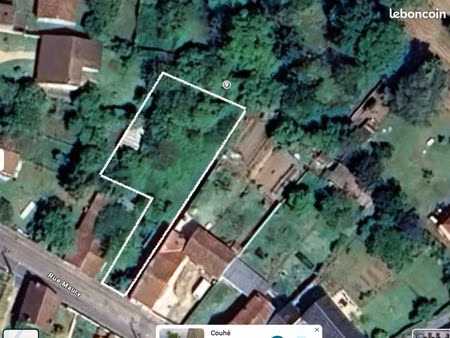 terrain parcelle constructible non viabilisée couhe