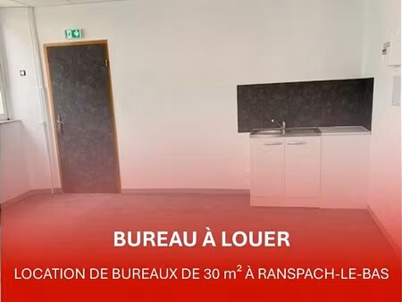 bureaux 30 m² ranspach le bas
