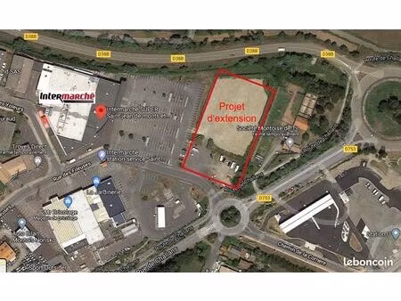 local commercial 1 000 m²