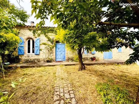 ? maison en pierre 120 m² + terrain 1200 m² – montesquieu ste thècle quercy