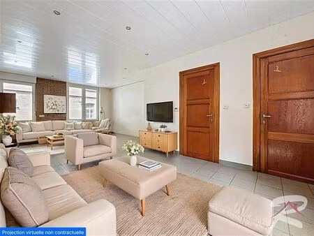 maison 3 facades  3ch  terrasse  jardin  panneaux photovolta