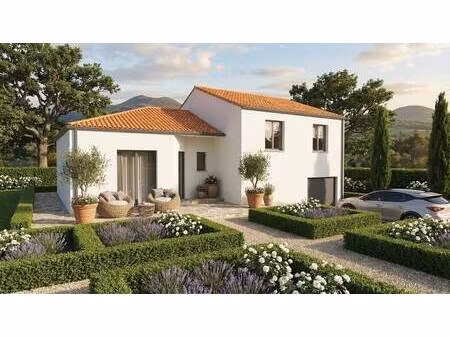 terrain avec maison neuve à vendre
