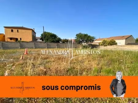 vente terrain 400 m² à villeveyrac (34560)  168 000 €
