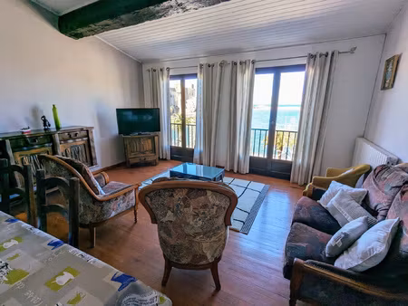 appartement 3 pieces + mezzanine  vue mer  au faubourg