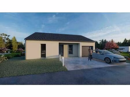 terrain avec maison neuve à vendre