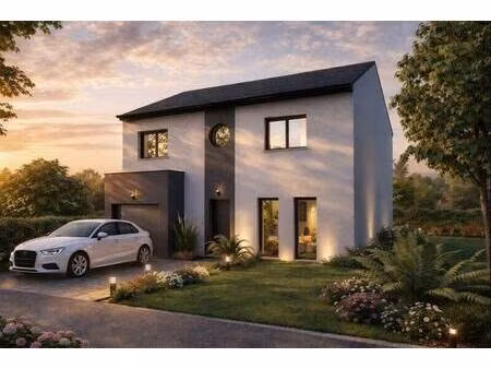 terrain avec maison neuve à vendre
