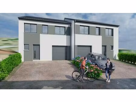 terrain avec maison neuve à vendre