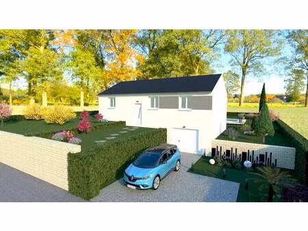 terrain avec maison neuve à vendre