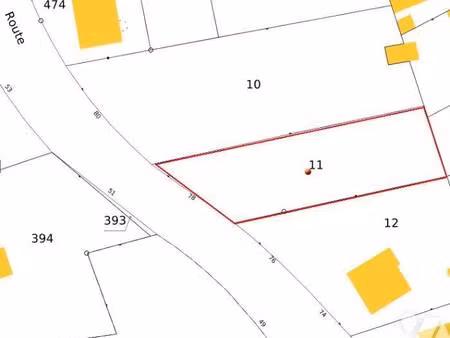terrain constructible à vendre