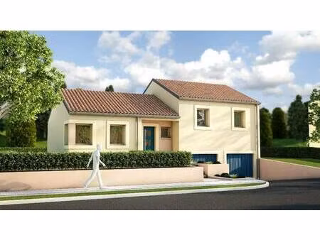 terrain avec maison neuve à vendre