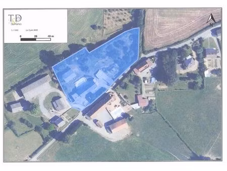 propriété rurale 6 9 ha avec maison de 170 m2  petit studio et piscine (boussac-bourg)