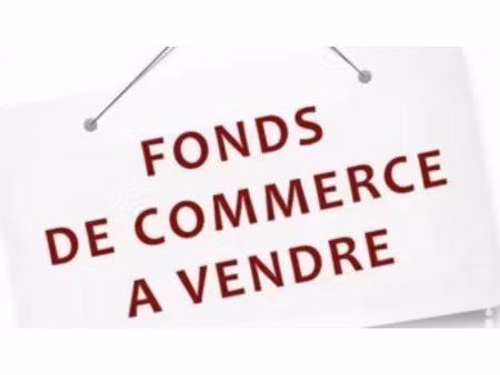 à vendre : fonds de commerce avenue camille pelletant